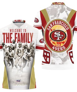 San Francisco 49Ers Welcome To The Family Nfc West Division Super Bowl 2021 3D Polo Shirt