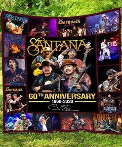Santana Band Quilt Bedding Set - Great for Music Lovers and Family Gifts