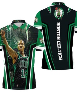 Scary Terry Rozier 12 Boston Celtics Jason Voorhees Polo Shirt