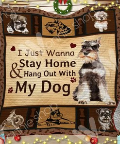 Schnauzer Dog Quilt Blanket Bedding Set - Suitable for Home Decoration and Family Gifts