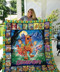 Scooby Doo Quilt Bedding Set Blanket Scooby Doo Cartoon Club Fan Gifts Birthday Christmas