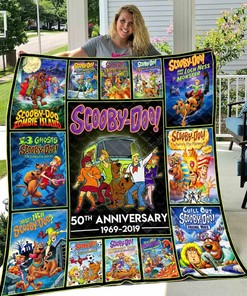 Scooby-Doo Customized Quilt Bedding Set Blanket for Home Decoration, Ideal for Family Gifts