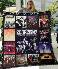 Scorpions Quilt Bedding Set Blanket Limited Quilt Bedding Set Blanket Bedroom Decor, Gifts for Family