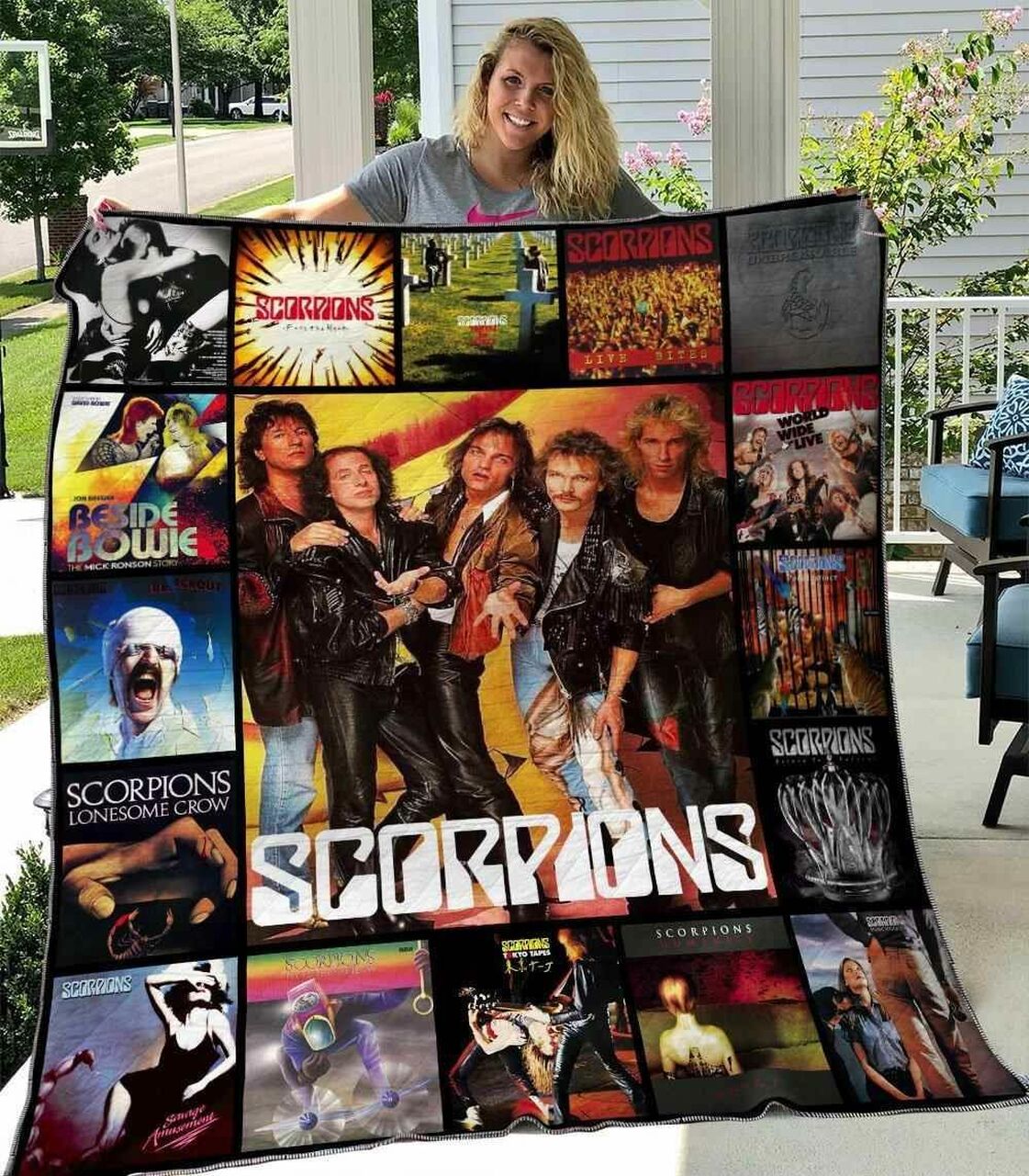 Scorpions Quilt Blanket Bedding Set for Home Decoration, Suitable for Bedroom Decor and Family Gifts
