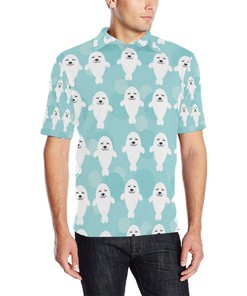 Sea Lion Baby Pattern Print Design 01 Men Polo Shirt