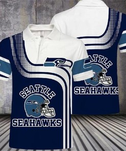 Seattle Seahawks Casual Polo Shirt for Fans