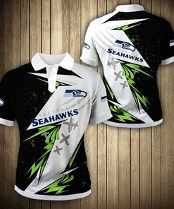 Seattle Seahawks Graffiti Polo Shirt