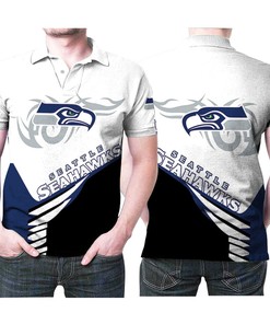 Seattle Seahawks Logo Beautiful Pattern 3D Printed Gift For Seattle Seahawks Fan Polo Shirt