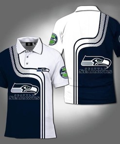 Seattle Seahawks Nfl 3D Polo Shirt