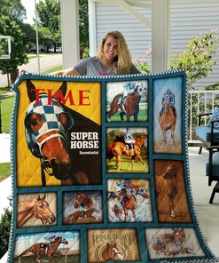 Secretariat Quilt Bedding Set Blanket - Personalized Bedroom Decor for Home Decoration and Gifts for Family
