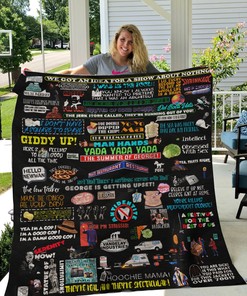 Seinfeld 30th Anniversary Personalized Quilt Bedding Set, Great for Bedroom Decoration and Family Gifts