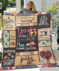 Sewing Ing Quilt Bedding Set - Perfect for Crafty Bedroom Decor and Family Gifts