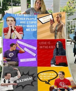 Sheldon Cooper Sofa Bed Throw Fleece Blanket Sherpa Blanket Sbbt01 Quilt Bedding Set