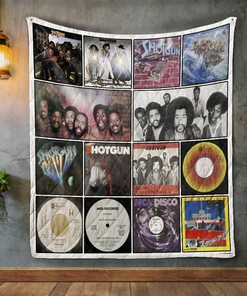 Shotgun Album Covers Personalized Quilt Bedding Set, Great for Bedroom Decor and Family Gifts