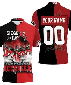Siege The Day Tampa Bay Buccaneers Nfc South Champions Super Bowl 2021 Personalized Polo Shirt