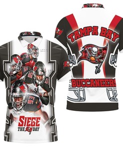 Siege The Day Tampa Bay Buccaneers Nfc South Division Champions Super Bowl 2021 3D Polo Shirt