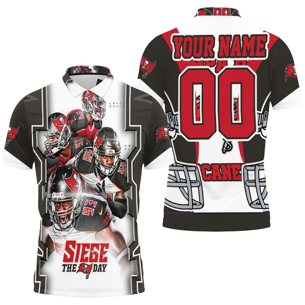Siege The Day Tampa Bay Buccaneers Nfc South Division Champions Super Bowl 2021 Personalized Polo Shirt