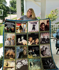 Simon And Garfunkel Personalized Quilt Bedding Set Blanket for Home Decoration and Family Gifts