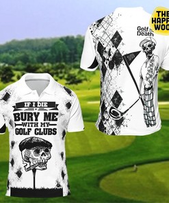 Skull Golf Polo Shirt