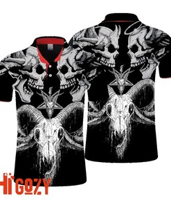 Skull Unisex Polo T-Shirt - Td023