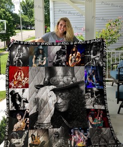Slash Poster Quilt Bedding Set - Ideal for Rock Music Fans and Family Gifts