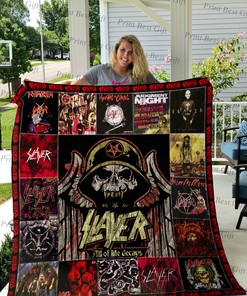 Slayer Album Covers Poster Quilt Bedding Set Blanket Personalized for Home Decoration and Gifts