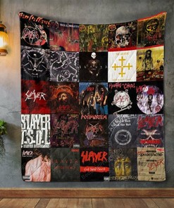 Slayer Album Covers Quilt Bedding Set Blanket - Gifts for Fans and Family