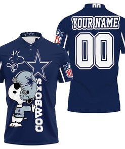 Snoopy Dallas Cowboys Nfl Fans 3D Personalized Polo Shirt