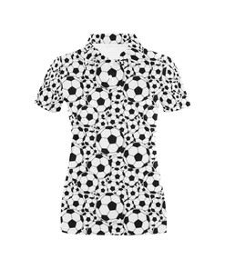 Snowman Print Design Women's Polo Shirt 3D Polo Shirt A10