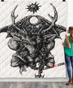 Solomon Demons Firfur 3D Customized Personalized Quilt Bedding Set Blanket