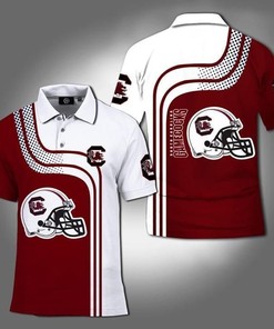 South Carolina Gamecocks Ncaa 3D Polo Shirt