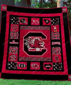South Carolina Gamecocks Quilt Bedding Set - Great for Bedroom Decor and Family Gifts