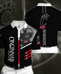 Sports American Football Ncaaf Cincinnati Bearcats Polo Shirt