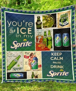 Sprite Funny Gift For Soft Drink Gift Idea Quilt Bedding Set Bedroom Decor, Gifts for Family