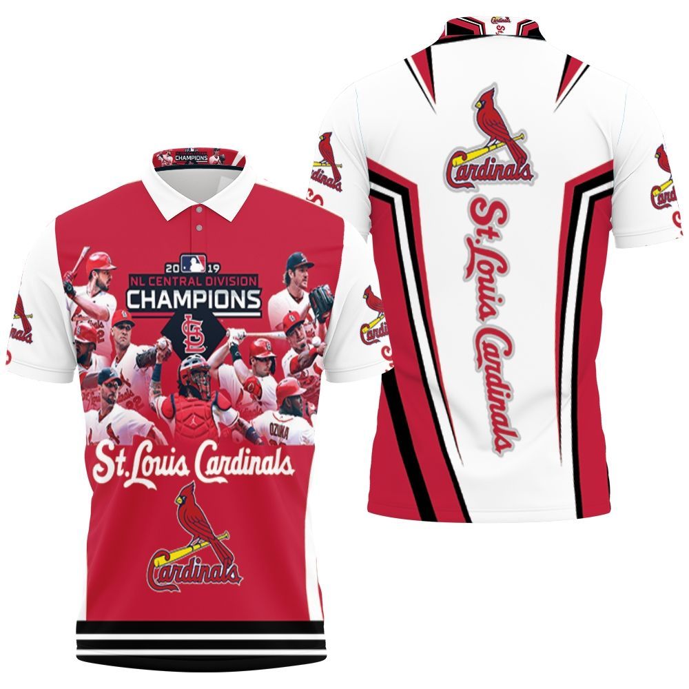 St Louis Cardinals 2019 Nl Central Champions For Fan Polo Shirt