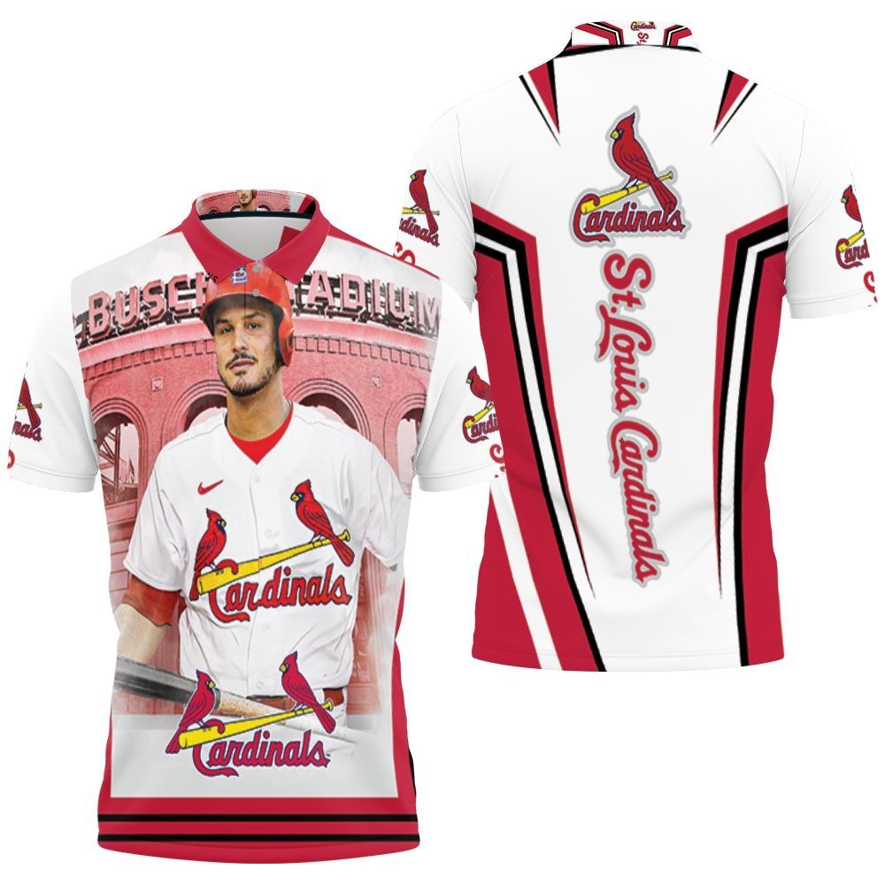 St Louis Cardinals Nolan Arenado Busch Stadium For Fan Polo Shirt