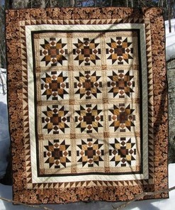 Star Flower Personalized Quilt Bedding Set - Great for Home Decoration and Family Gifts