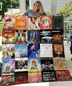 Status Quo Quilt Bedding Set Blanket Limited Quilt Bedding Set Blanket Bedroom Decor, Gifts for Family