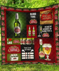 Stella Artois Funny Gift For Beer Lover Quilt Bedding Set Bedroom Decor, Gifts for Family