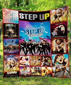 Step Up Blanket Personalized Quilt Bedding Set with Name or Quote