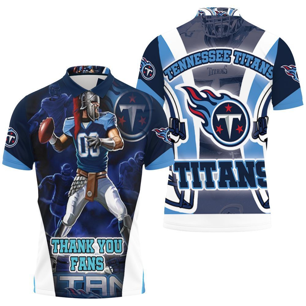 Stephen Gostkowski 03 Tennessee Titans 2021 Super Bowl Afc South Division Champions Thanks You Fans 3D Polo Shirt