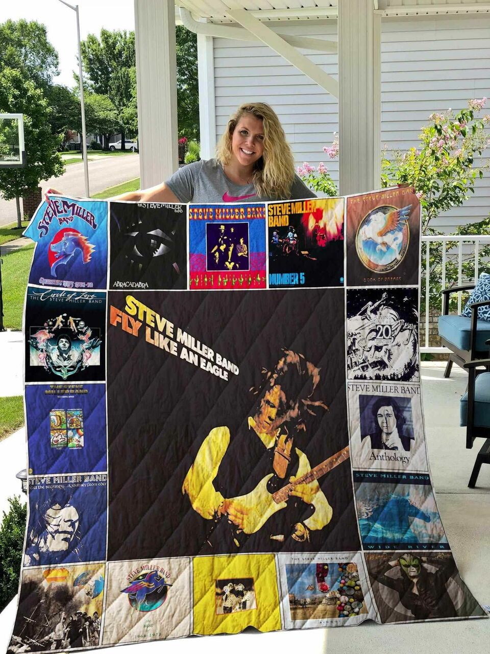 Steve Miller Band Personalized Quilt Bedding Set, Perfect for Bedroom Decor and Family Gifts