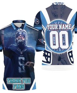 Stevie Mcnair 9 Tennessee Titans Afc South Champions Super Bowl 2021 Personalized Polo Shirt