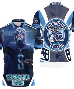 Stevie Mcnair 9 Tennessee Titans Afc South Division Champions Super Bowl 2021 3D Polo Shirt