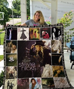 Stevie Nicks Albums Cover Poster Quilt Bedding Set - Great for Bedroom Decor and Family Gifts