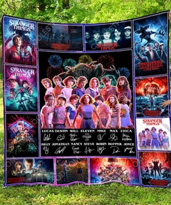 Stranger Things Personalized Quilt Bedding Set Blanket for Family Gifts