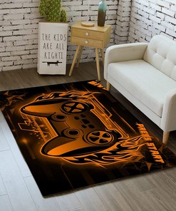 Stylish and Durable Video Game-Themed Polyester Floor Mats for Bedrooms, Living Rooms, and Playrooms