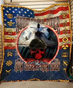 Submarine Force Blanket Quilt Bedding Set, Perfect for Home Decoration and Family Gifts