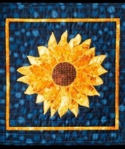 Sunflower Quilt Blanket Bed Set for Family Gifts and Home Decor, Personalized