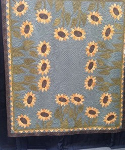 Sunflower Quilt Blanket Bedding Set for Family Gifts and Home Decor